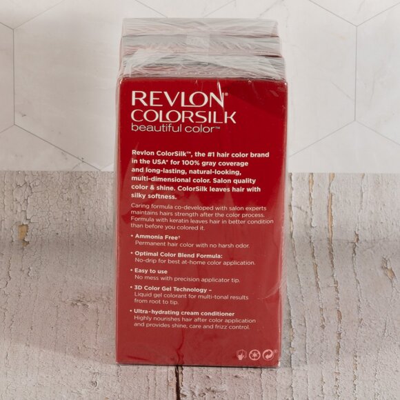 Revlon ColorSilk Permanent Hair Color with Bond Repair Complex - 20 Brown Black - Picture 3 of 4